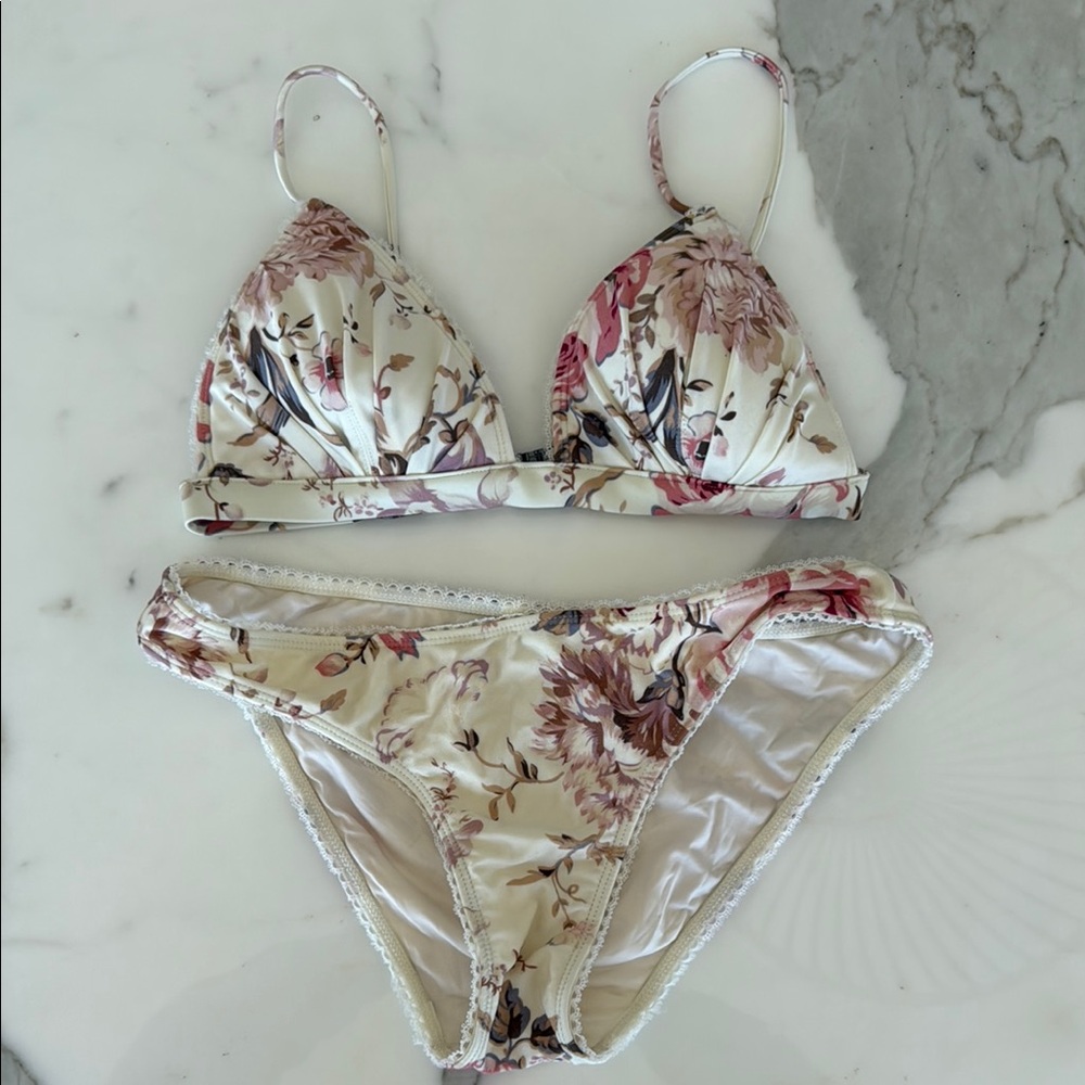 Zimmermann Floral Bikini Set